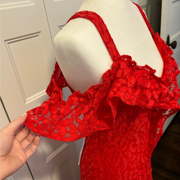 BCBG Lace High Low Dress - Picture 4 of 6